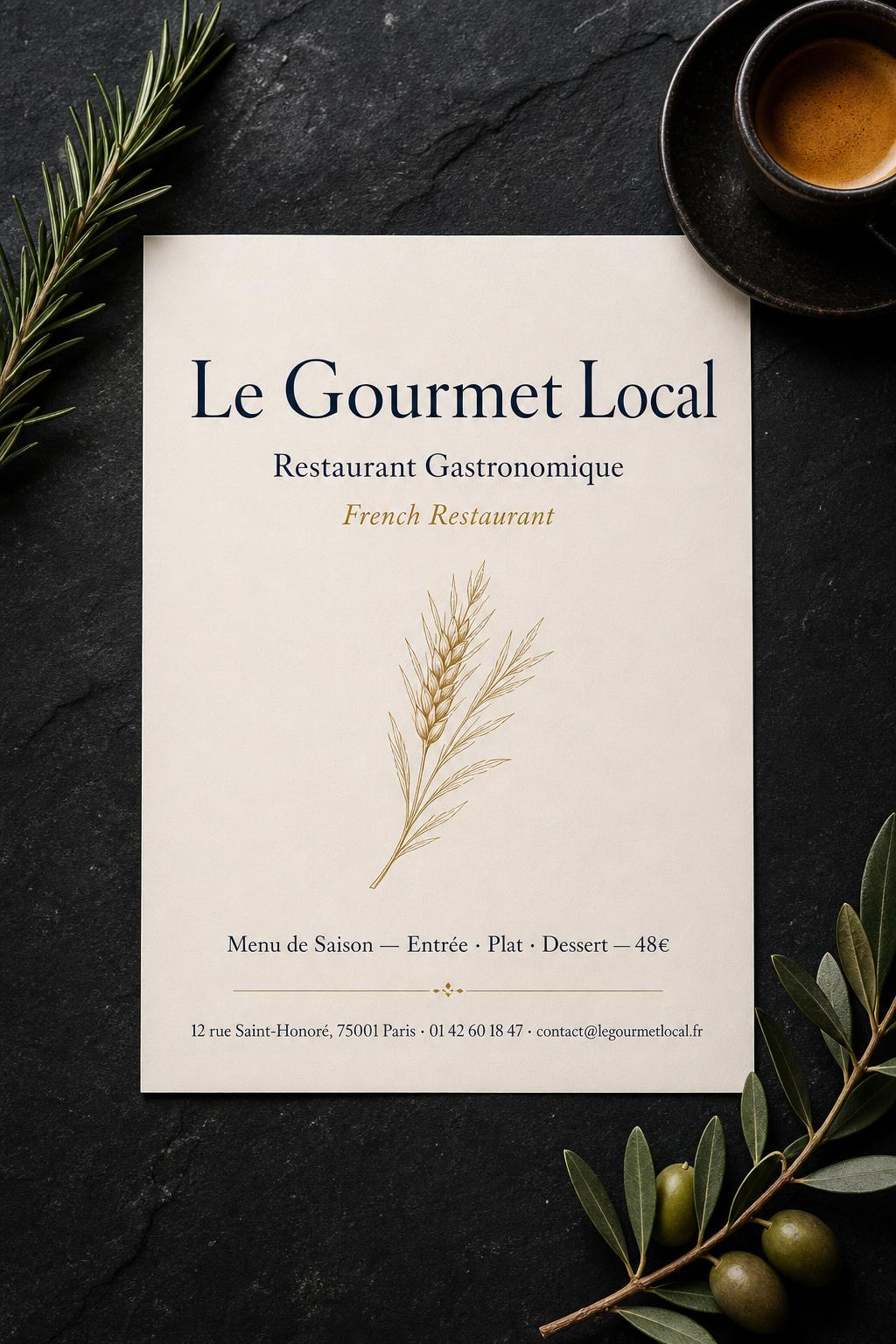 Le Gourmet Local — Restaurant de terroir